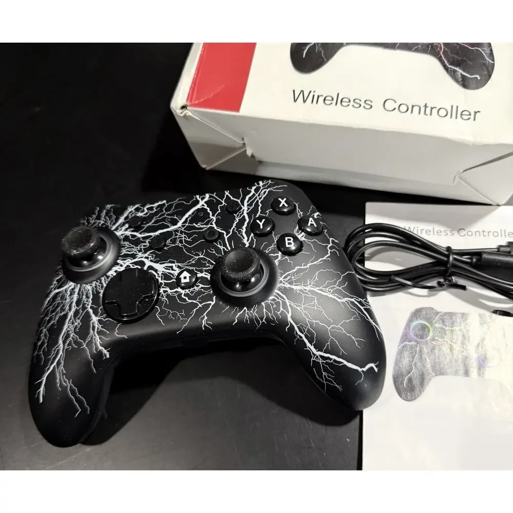 Wireless Game Controller Lightning Design Switch PC Android Type‑C Rechargeable